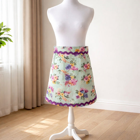 Adult size floral themed apron